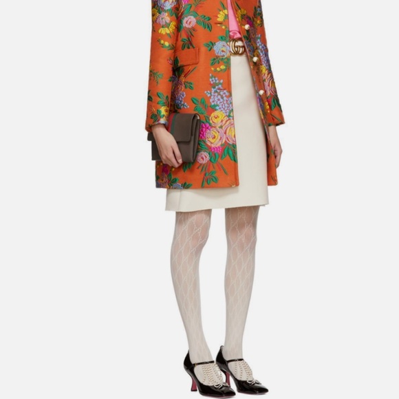 New Authentic Gucci Women's Taide Double Buckle Pumps - Picture 2 of 16